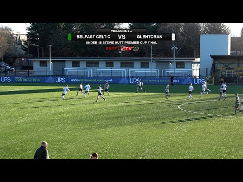 Belfast Celtic v Glentoran - Under 16 Stevie Nutt Premier Cup Final - March 2022