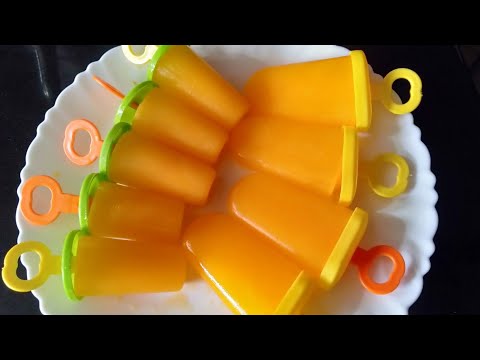 Home made Orange ice cream