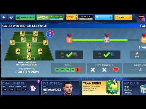 DLS 2026| TIER 1 COLD WINTER CHALLENGE FINAL PHANTOM❄️ warriors 