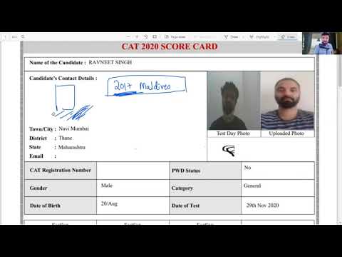 Why I take CAT Exam every year! My CAT Scorecard