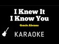 Gracie Abrams I Knew It I Know You Karaoke Guitar Instrumental