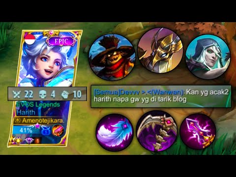 KESUSAHAN MUSUH FULL STUN SAAT MENGGUNAKAN HARITH ? INI SOLUSINYA ! BUILD HARITH TERSAKIT 2022 -MLBB
