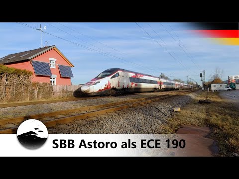 [4K] SBB "Astoro" RABe 503 022 als neuer ECE 190 München Hbf - Zürich HB