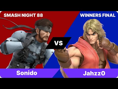 4o4 Smash Night 88 - Winners Finals Sonido(Snake) vs Jahzz0(Ken)