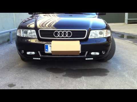 AUDI A4 B5 - headlights, fog lights, DRL, światła przednie w Audi