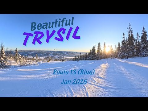 Beautiful Trysil, Norway | Skiing Blue Route 13 Turistsenteret | 11th January 2026 [4K]