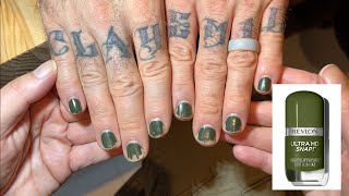 Revlon 10 day wear test and removal (stain test).