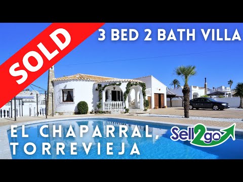 800m² Plot!! DETACHED VILLA TORREVIEJA - SOUTH FACING ☀️☀️