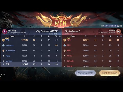 GUILD WAR ULTIMATE 13 NOVEMBER 2024 SESSION 1 - S1 sanctuary vs S35 Dynasty - Dynasty Legends 2