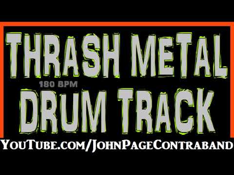 Thrash Metal Drum Track 180 Bpm