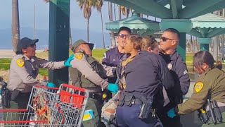Tense Standoff leads to Assault on Park Ranger by Venice Homeless Person + Daisy joins in
