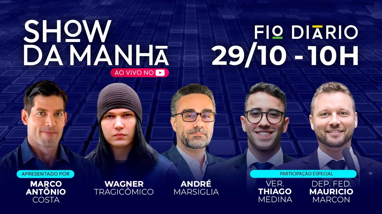 SHOW DA MANHÃ - GUERRA NO RIO DE JANEIRO - LULA NEGOU AJUDA - 29/10/2025