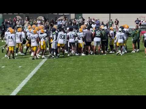 MASSIVE Fight Breaks out at Packers Seahawks Joint Practice!
