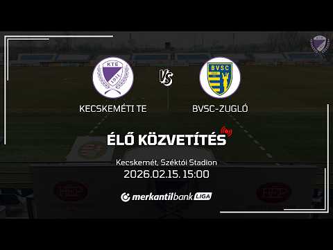 Kecskeméti TE - BVSC-Zugló - élő stream