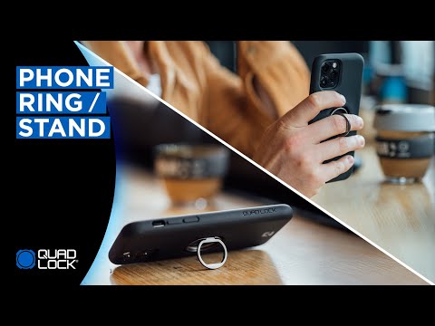 Quad Lock Phone Ring Stand | Secure Grip & Hands-Free Viewing