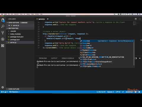 Hands on Application Development with Node js Setup a Hello World|packtpub com