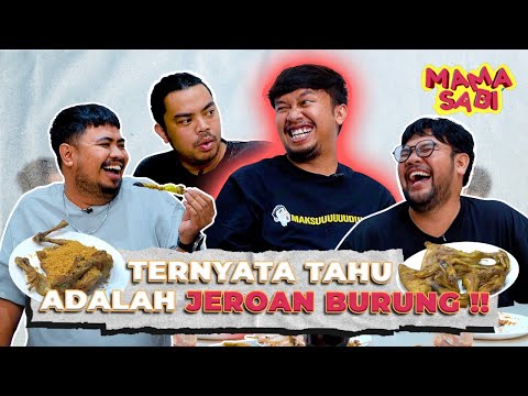 MAKANAN ZONK !! ALI AKBAR MAKAN TELOR BURUNG YANG ADA ANAKNYA | MAMA SABI