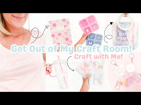 Get Out Of My Craft Room, Like NOW! | Craft with Me Through My July Unfinished Crafts