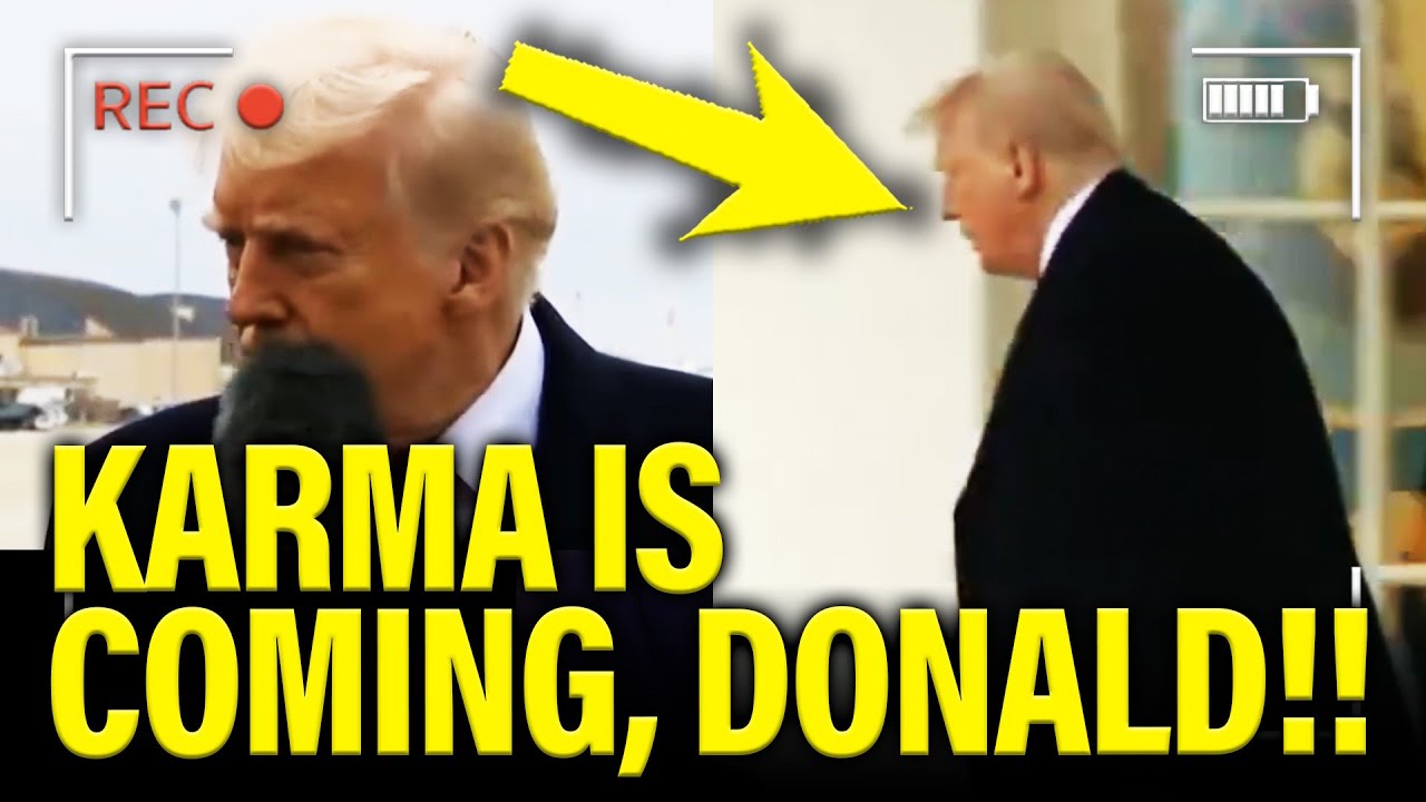 Trump Gets SMACKED in FACE as he RUNS AWAY TO GOLF