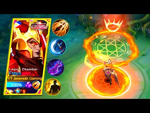 INSPIRE + FLICKER + CRITICAL DAMAGE HACK🔥 | FREYA BEST BUILD 2022 | MUST TRY!!! | MLBB