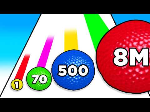 Level 1 vs Level 1,000,000 Ball! - Balloon Run 2048