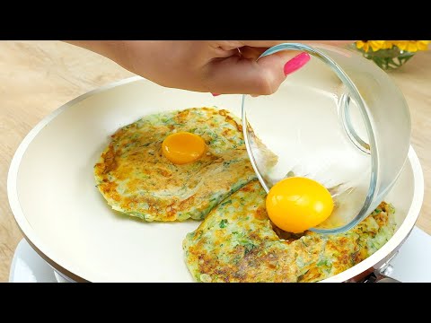 Just grate the zucchini and add the yolk! New recipe for breakfast squash #14
