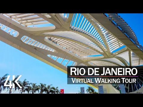 【4K 60fps】🇧🇷 VIRTUAL WALKING TOUR: 🚶 «Rio de Janeiro - Brazil 2021» 🎧 City Street Sounds 📺 Ultra HD