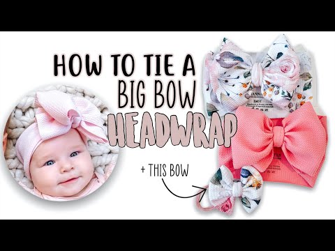 TUTORIAL | Big Bow Headband Headwrap
