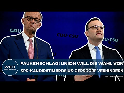 DEUTSCHLAND: Paukenschlag! Union will die Wahl von SPD-Kandidatin Brosius-Gersdorf verhindern!