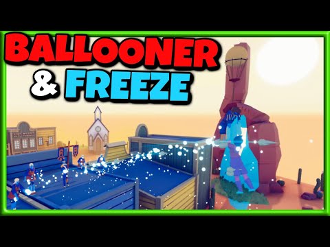 Freeze Midair! Ballooner & Ice Mage vs Every Faction - TABS Gameplay Unit Creator Update