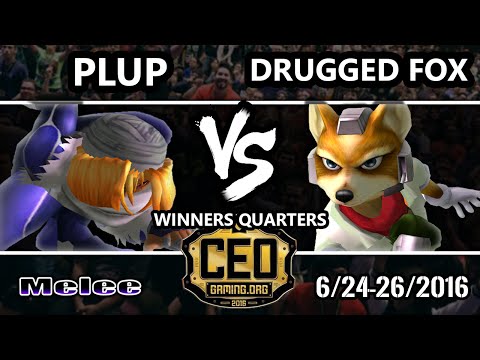 CEO 2016 - Druggedfox (Fox) Vs. Plup (Sheik, Fox) - Winners Quarters - SSBM