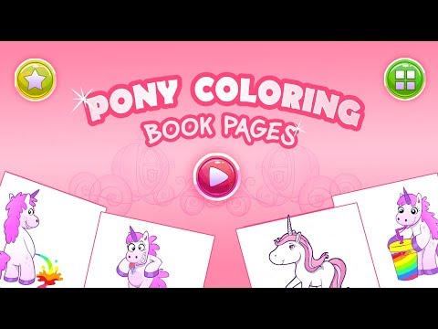 Pony Coloring Book Pages Video
