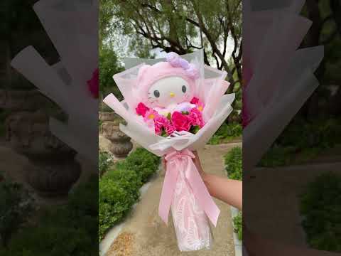 Hello Kitty Plushy Bouquet 💐 #florist