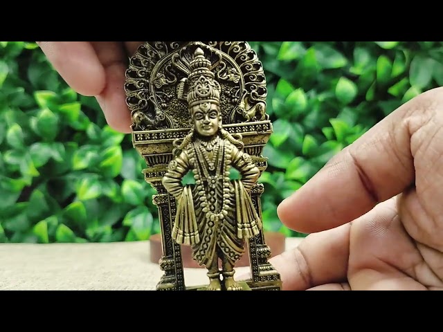 Vitthal Vithoba Pandurang Vithumauli Pandharinath God of Pandharpur Vishnu Avatar Divine Statue video