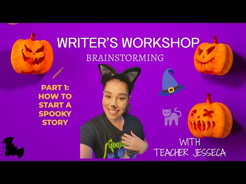 Halloween Activity| Themed Writing Workshop| How to Write a Spooky Story