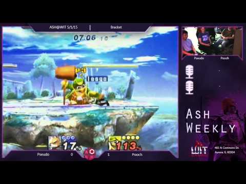PM Winner's Quarters ASH@WIT 5/1/15 - Pseudo (Fox) vs Pooch (Samus, DeDeDe)