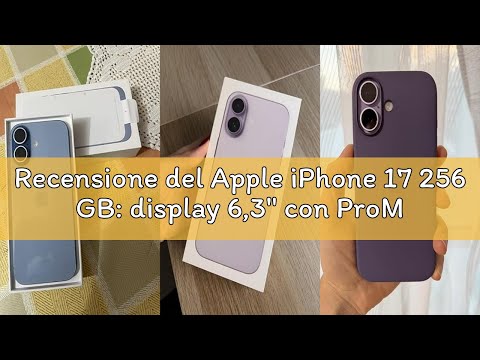 Recensione del Apple iPhone 17 256 GB: display 6,3" con ProMotion, chip A19, fotocamera frontale Cen