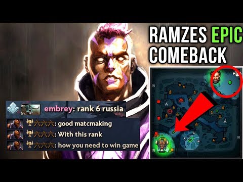 VP.Ramzes Unbelievable Anti-Mage Comeback with Trashtalkers - Dota 2