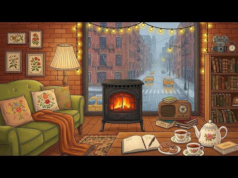 Thumbnail for It's 1950s and you're listening to vintage jazz on a rainy day in a cozy New York City apartment by Midnight, R.E.M., Ween, The La's, Y&T