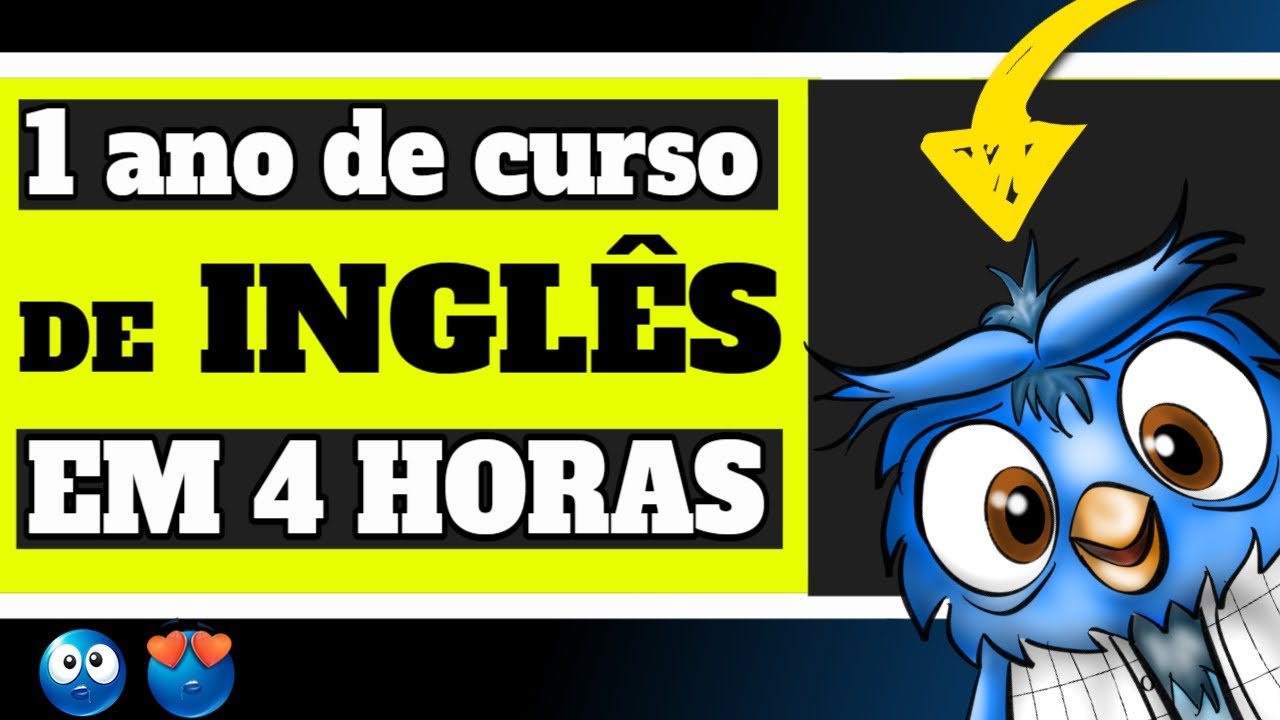 1 ANO de curso de INGLÊS em 4 horas