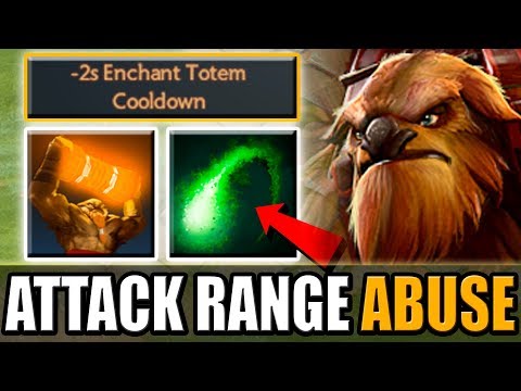 Enchant Totem [100% True Strike] + Poison Attack [Attack Range Modifier] IMBA | Dota 2 Ability Draft