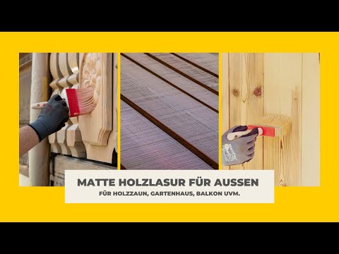 Pullex Top-Mattlasur - Holzlasur für den Neuanstrich und die Sanierung von Holz im Außenbereich