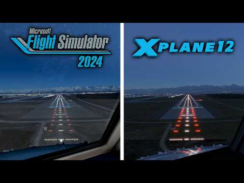 Microsoft Flight Simulator 2024 vs X-Plane 12 | Side-by-Side Comparison (4K)
