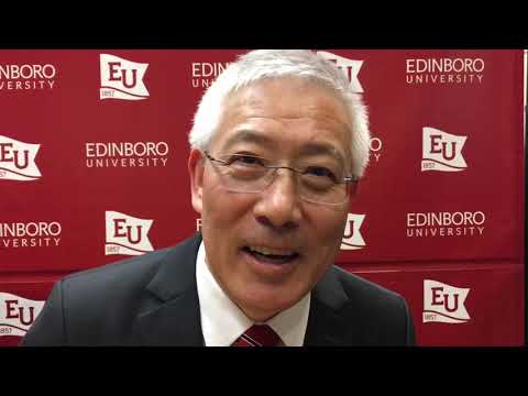 New Edinboro University president Guiyou Huang