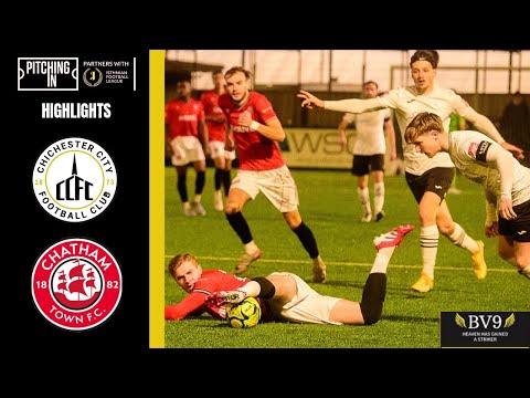 POINTS SHARED IN THRILLER | CHICHESTER CITY VS CHATHAM TOWN | Match Highlights