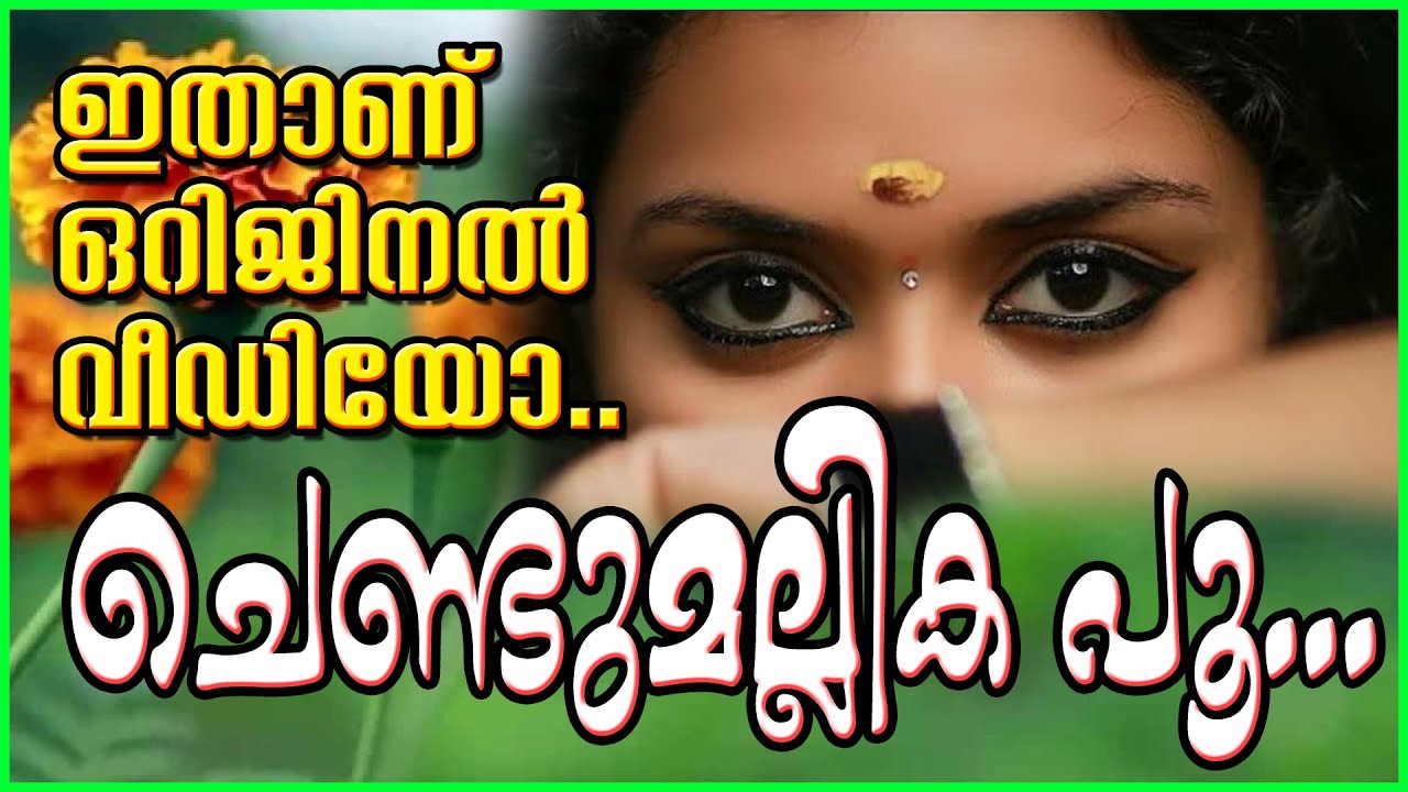 Chendumallika Poo Kandal Lyrics English Translation