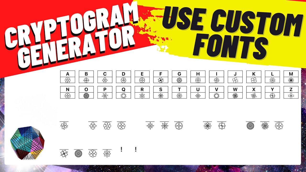 ENGLISH AND GLOBAL CRYPTOGRAM GENERATOR