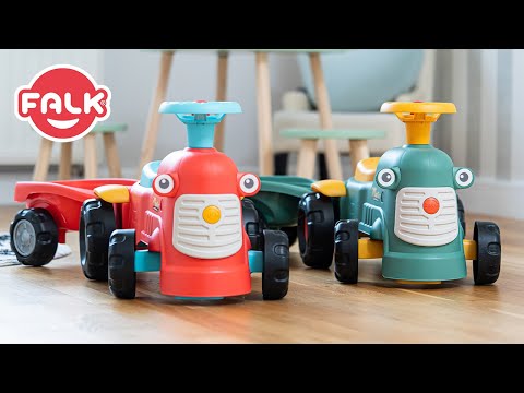 Traktor Falk Maurice Med Ratt, Tuta & Släp