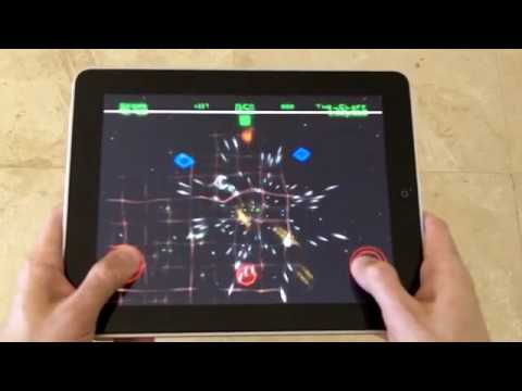 Geometry Wars Touch for the iPad - gameplay clip