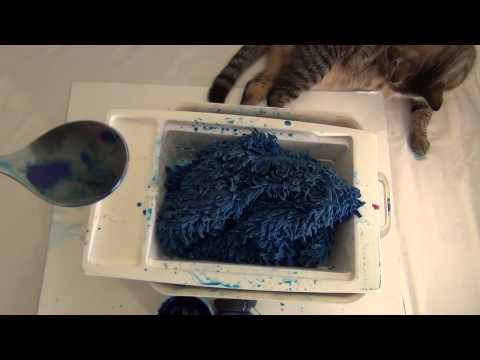 YouTube video about: How to dye a bathroom rug?